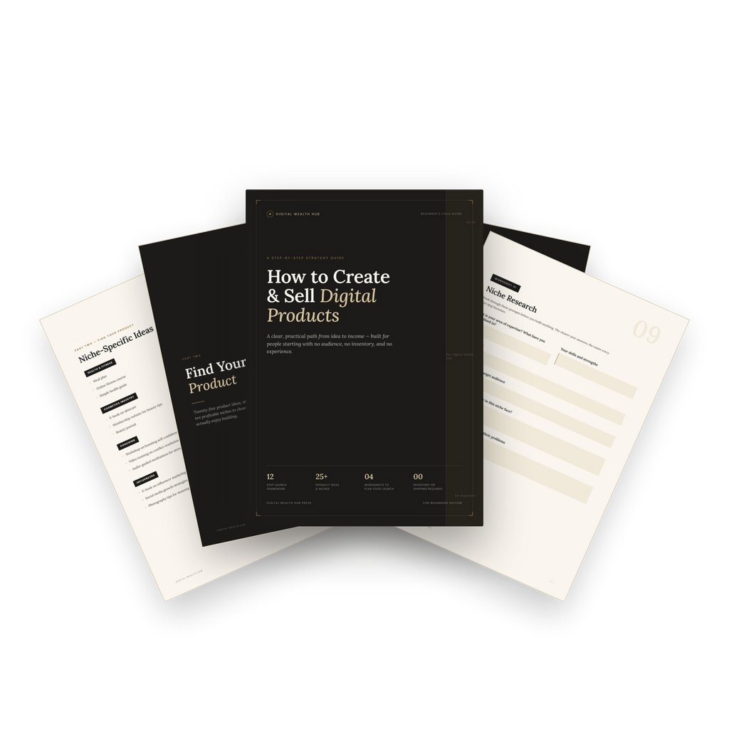 How to Create & Sell Digital Products — The Complete Beginner's Guide
